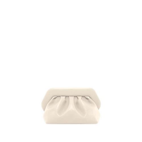 Vegan Fabric Clutch Tas Magnetische Sluiting THEMOIRè , White , Dames