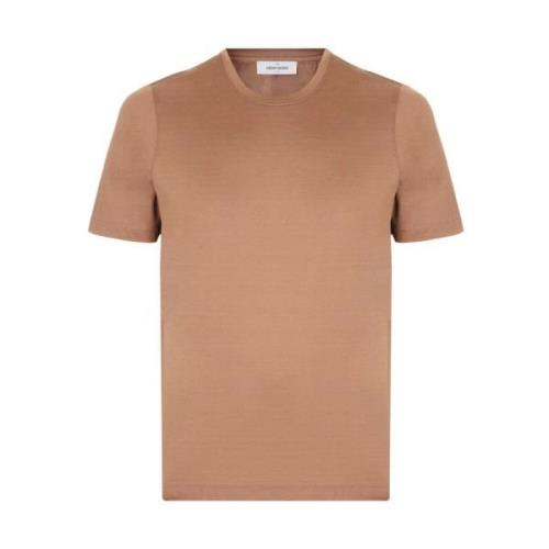 Bruine Casual T-shirt Polo Gran Sasso , Brown , Heren