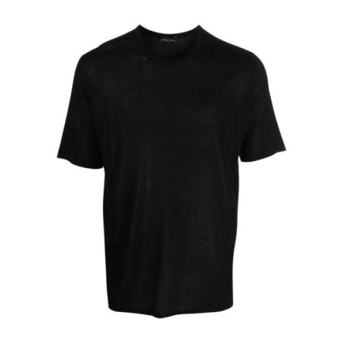 Casual Gebreide Kleding Roberto Collina , Black , Heren