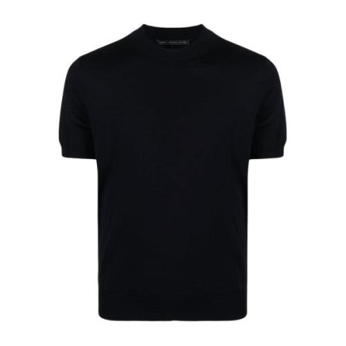 Stijlvolle Crewneck T-Shirt Low Brand , Black , Heren