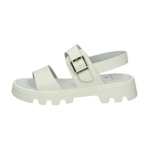 Wig Sandalen Nerogiardini , White , Dames