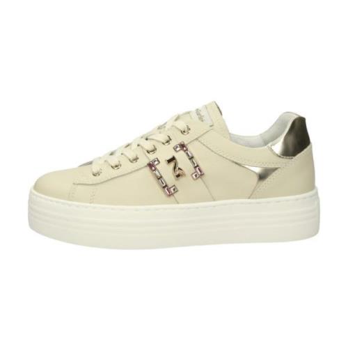 Lage Sneakers Nerogiardini , Beige , Dames