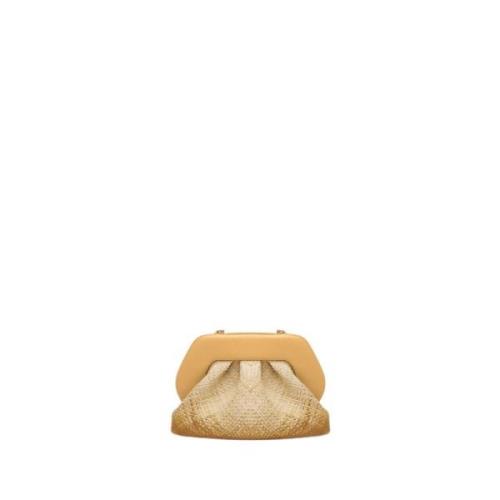 Straw Clutch Tas THEMOIRè , Beige , Dames