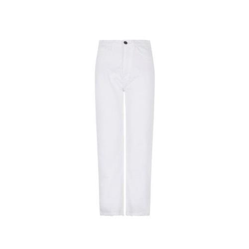 Vintage Cropped Jeans in Optic White 3X1 , White , Dames