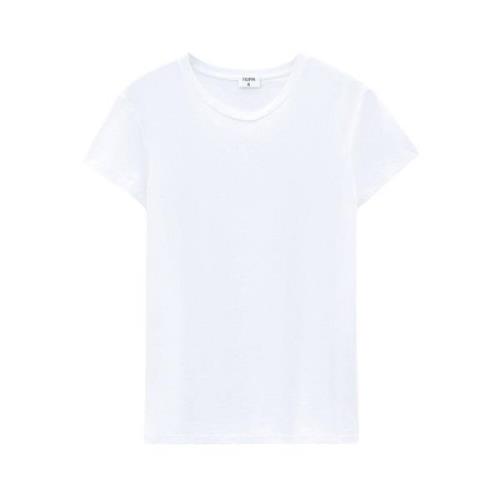 Wit Katoenen T-shirt Filippa K , White , Dames
