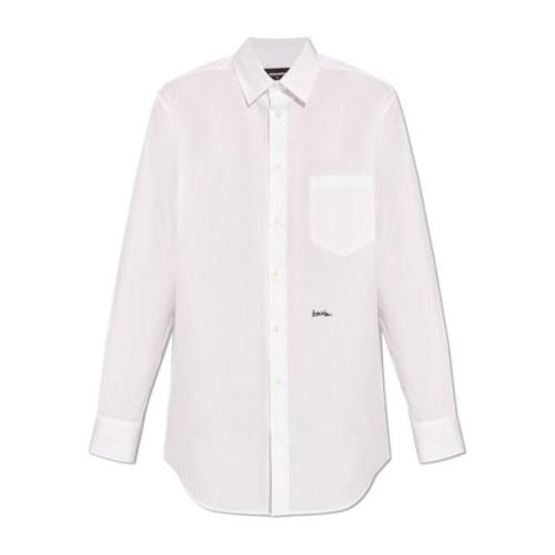 Shirt met logo Dsquared2 , White , Dames