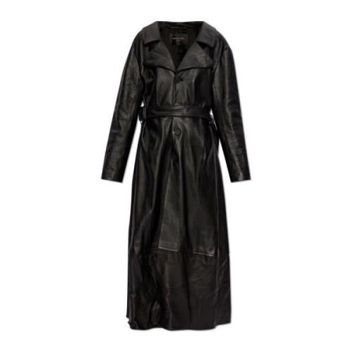 Leren jas Balenciaga , Black , Dames