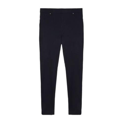 Blauwe Slim Broek Elena Mirò , Blue , Dames