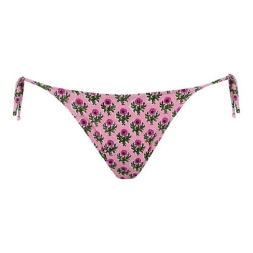 Bloemen zwemslip roze damesmode MC2 Saint Barth , Pink , Dames