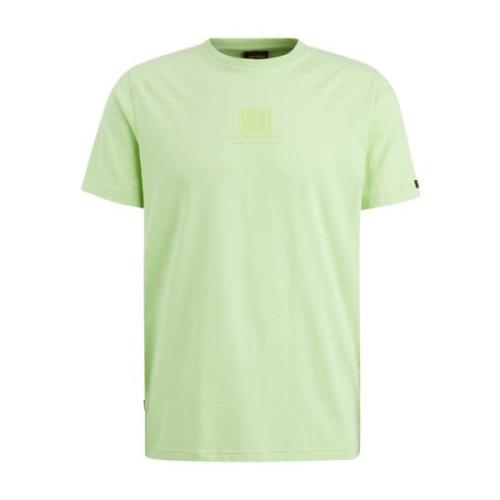 Katoenen T-shirt met korte mouwen ronde hals PME Legend , Green , Here...