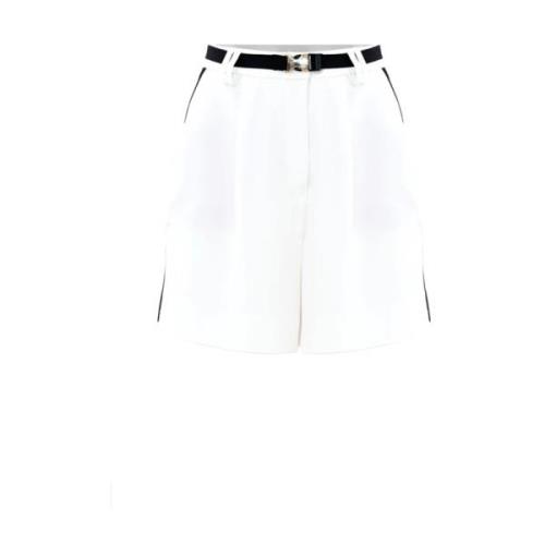 Witte Casual Bermuda Shorts Kocca , White , Dames