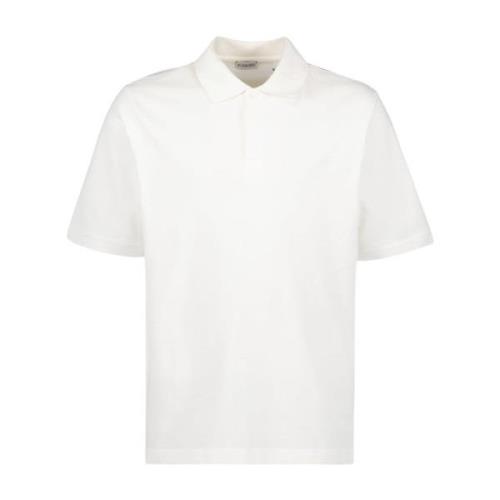 Klassieke Polo Shirt Burberry , White , Heren