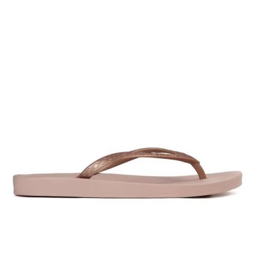 Dames Tan Anatomische Sandalen Ipanema , Pink , Dames