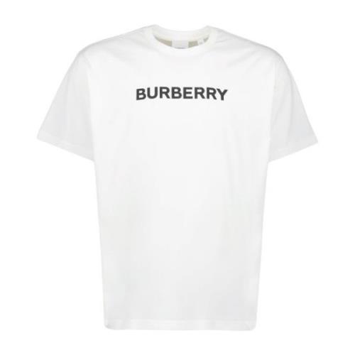 Heren Logo T-shirt Burberry , White , Heren