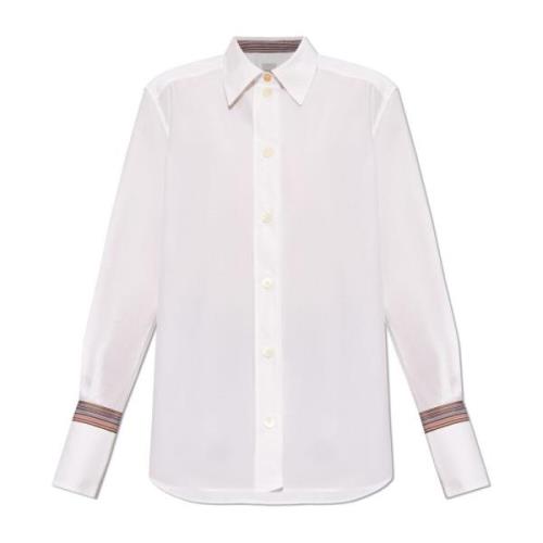 Katoenen overhemd Paul Smith , White , Dames