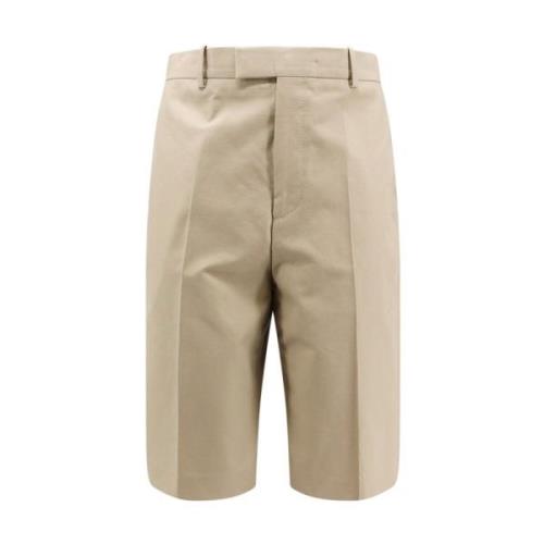 Beige Shorts met ritssluiting Salvatore Ferragamo , Beige , Heren