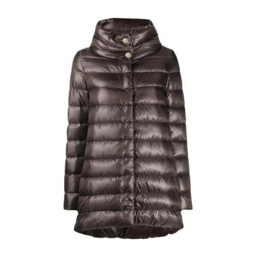 Down Coats Herno , Brown , Dames