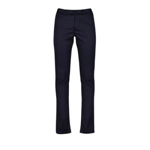 Chino Broek Met Rechte Snit Saint Laurent , Blue , Heren