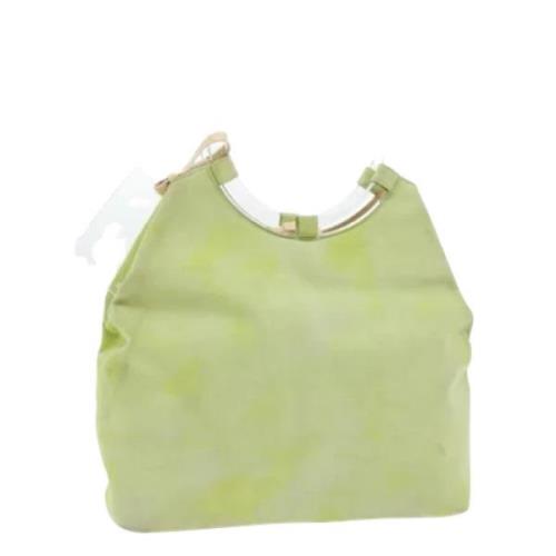 Pre-owned Suede celine-bags Celine Vintage , Green , Dames