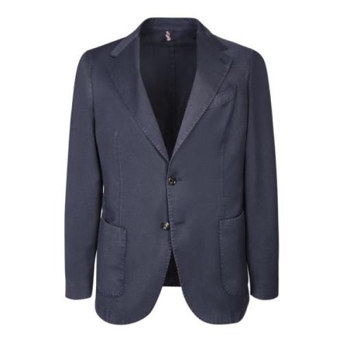 Blauwe Blazer Herenmode Dell'oglio , Blue , Heren