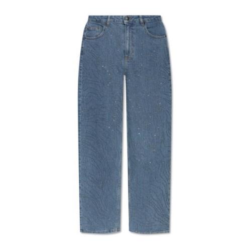 Jeans met applicatie Rotate Birger Christensen , Blue , Dames