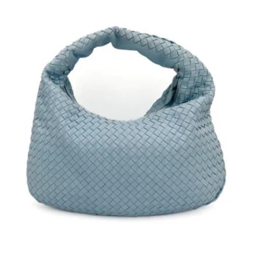 Pre-owned Leather shoulder-bags Bottega Veneta Vintage , Blue , Dames