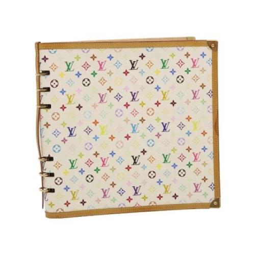 Pre-owned Silk scarves Louis Vuitton Vintage , White , Unisex