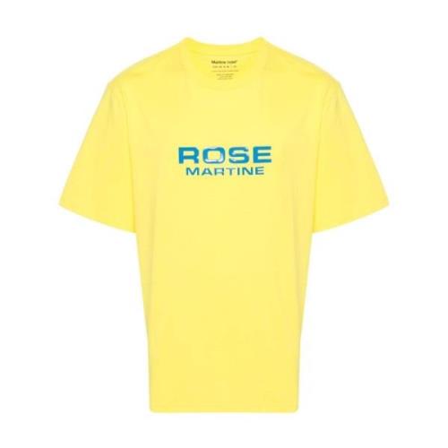 Rose Classic Acid Yellow T-Shirt Martine Rose , Yellow , Heren