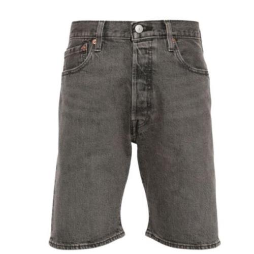 Denim Shorts voor een stijlvolle look Levi's , Gray , Heren