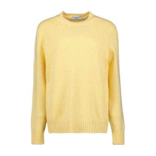 Kasjmierwol Oversized Trui Prada , Yellow , Dames