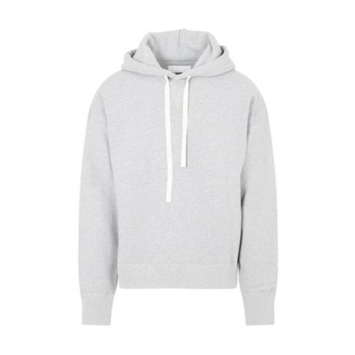 Grijze Katoenen Hoodie Sweatshirt Aw23 Jil Sander , Green , Heren