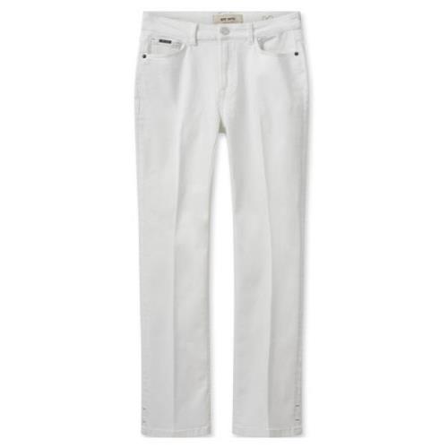 Witte Everest Bianco Jeans MOS Mosh , White , Dames