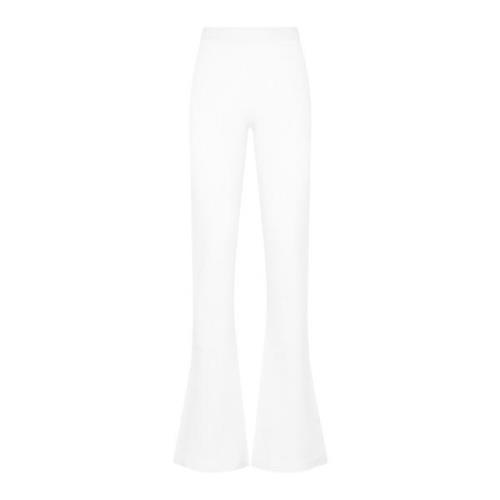 Witte Cashmere Flared Broek Aw23 Tom Ford , White , Dames