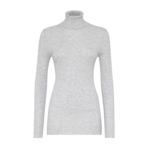 Luxe Sweaters Collectie Brunello Cucinelli , Gray , Dames