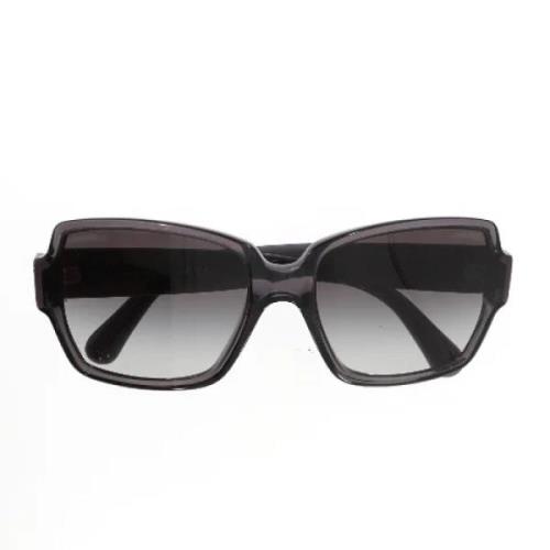 Pre-owned Plastic sunglasses Chanel Vintage , Black , Dames