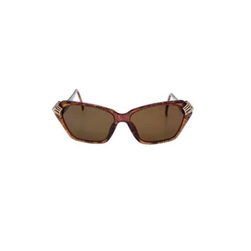 Pre-owned Fabric sunglasses Dior Vintage , Brown , Dames