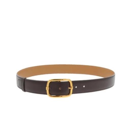 Pre-owned Leather belts Hermès Vintage , Brown , Dames