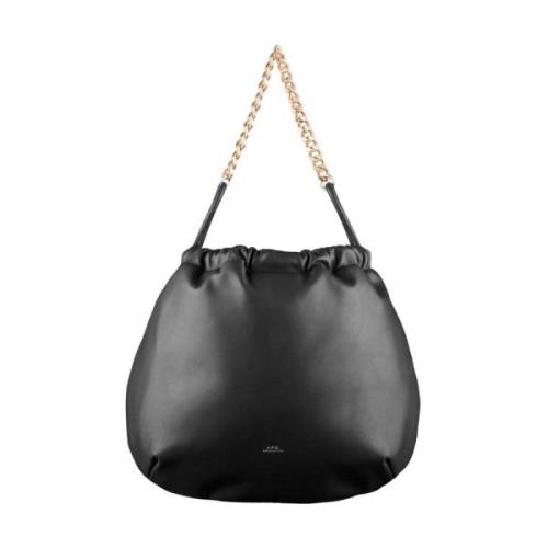 Zwarte Ninon Chaine Tas A.p.c. , Black , Dames