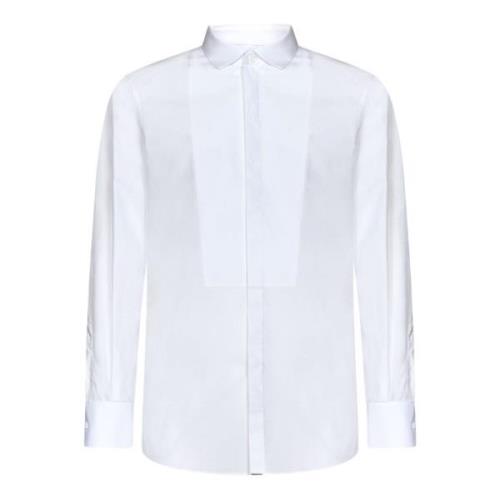 Slim Fit Wit Overhemd Dsquared2 , White , Heren