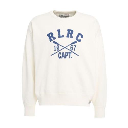 Witte Sweatshirt Ss24 Stijlvolle Herenkleding Ralph Lauren , White , H...