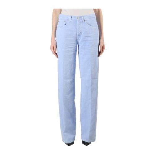 Denim Jacklin Broek Dondup , Blue , Dames