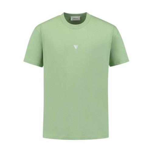 Crewneck Loose Fit T-shirt Korte Mouw Pure Path , Green , Heren