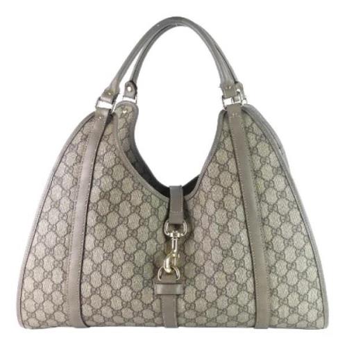 Pre-owned Canvas shoulder-bags Gucci Vintage , Beige , Dames