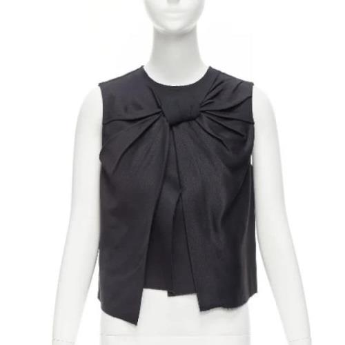 Pre-owned Fabric tops Celine Vintage , Black , Dames