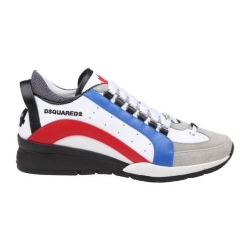 Legende Sneakers Leer Suède Italië Dsquared2 , Multicolor , Heren