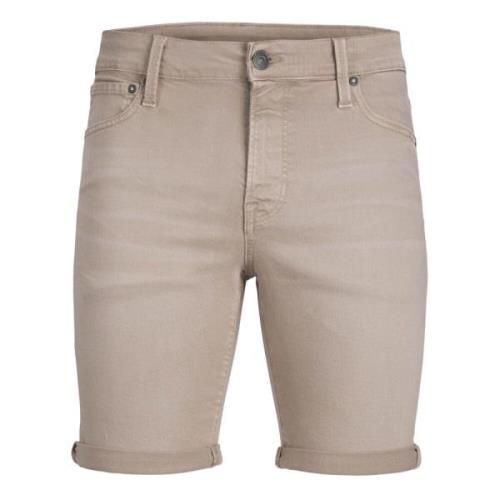 Denim Shorts Jack & Jones , Beige , Heren