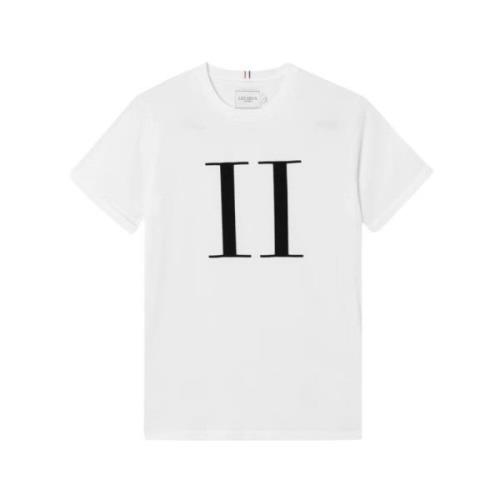 Encore Logo Katoen Slim Fit T-shirt Les Deux , White , Heren