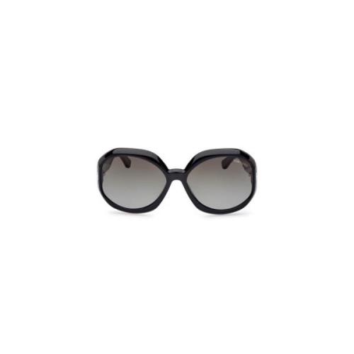 Stijlvolle zonnebril voor vrouwen Tom Ford , Black , Dames
