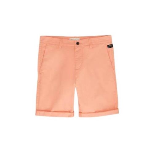 Slim Chino Shorts in Clear  Tom Tailor , Orange , Heren