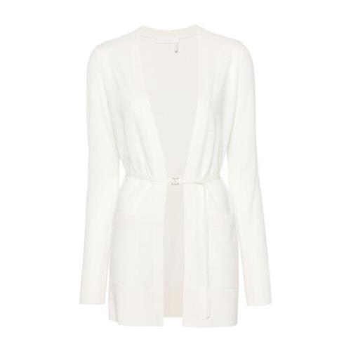 Witte Wollen Gebreide Trui Chloé , White , Dames